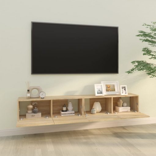 TV omarica 2 kosa sonoma hrast 100x30x30 cm konstruiran les