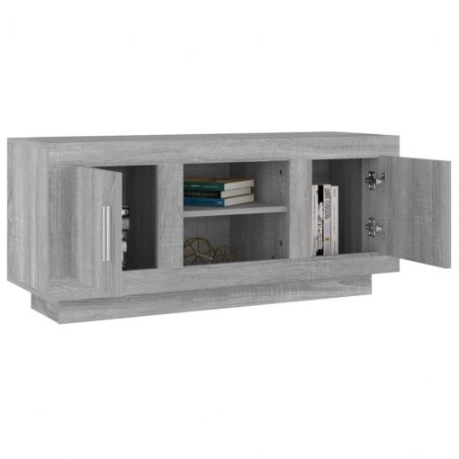 TV omarica siva sonoma 102x35x45 cm konstruiran les