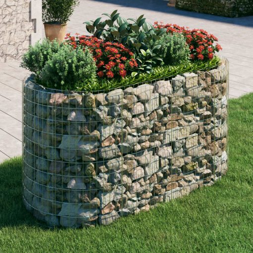 Visoka greda gabion pocinkano železo 200x100x100 cm