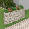 Visoka greda gabion pocinkano železo 260x50x100 cm