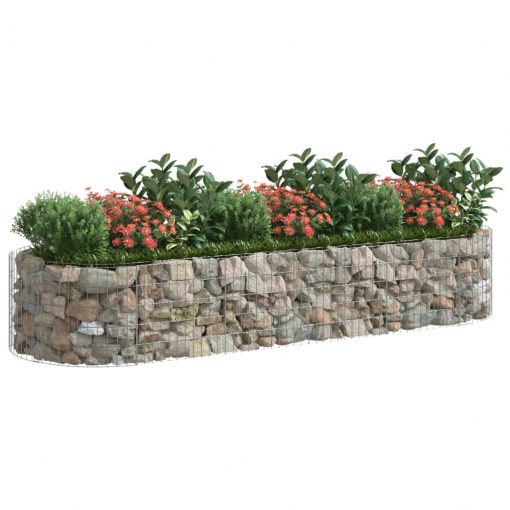 Visoka greda gabion pocinkano železo 300x100x50 cm