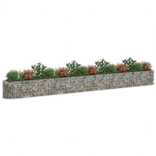 Visoka greda gabion pocinkano železo 540x50x50 cm