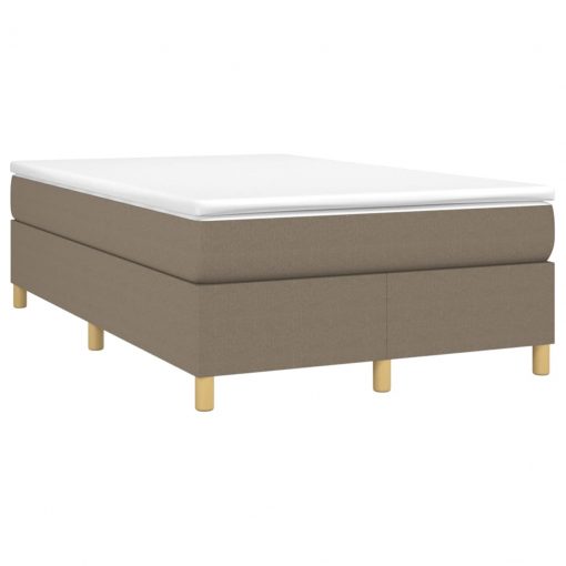 Box spring posteljni okvir taupe 120x200 cm blago