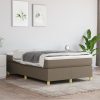 Box spring posteljni okvir taupe 120x200 cm blago