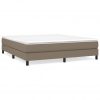 Box spring posteljni okvir taupe 160x200 cm blago