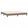 Box spring posteljni okvir taupe 200x200 cm blago