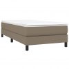 Box spring posteljni okvir taupe 80x200 cm blago