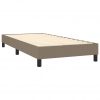 Box spring posteljni okvir taupe 80x200 cm blago