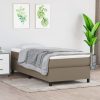 Box spring posteljni okvir taupe 80x200 cm blago