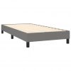 Box spring posteljni okvir temno siv 90x190 cm blago