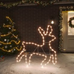 Božična figura severni jelen z 72 toplo belimi LED lučkami