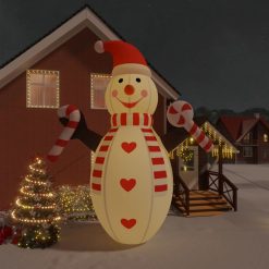 Božični napihljiv snežak z LED diodami 630 cm