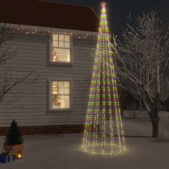 Božično drevo s konico 1134 barvnih LED lučk 800 cm