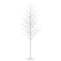 LED bela breza toplo bela 672 LED lučk 400 cm