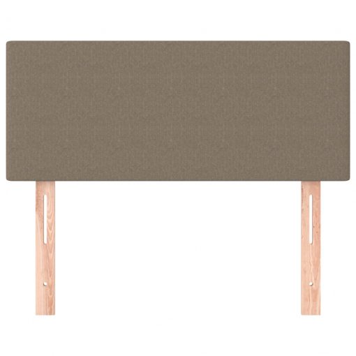 Posteljno vzglavje taupe 100x5x78/88 cm blago