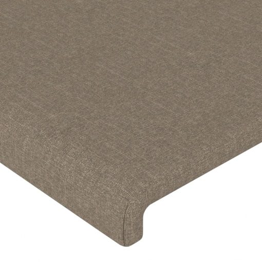 Posteljno vzglavje taupe 80x5x78/88 cm blago