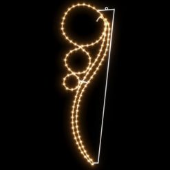 Svetlobna veriga krogla 2 kosa s 144 toplo belimi LED lučkami
