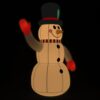 Napihljiv snežak z LED diodami 300 cm