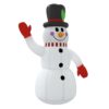 Napihljiv snežak z LED lučkami 240 cm