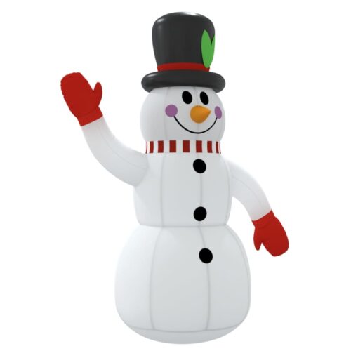 Napihljiv snežak z LED lučkami 240 cm