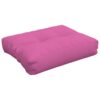 Blazina za kavč iz palet roza 50x40x12 cm blago
