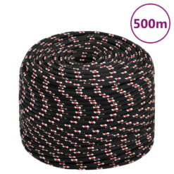Delovna vrv črna 10 mm 500 m polipropilen