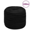 Delovna vrv črna 8 mm 100 m poliester