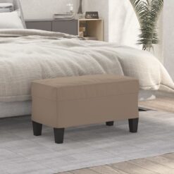 Klop taupe 70x35x41 cm tkanina iz mikrovlaken