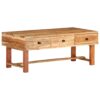 Klubska mizica 100x50x40 cm trden akacijev les