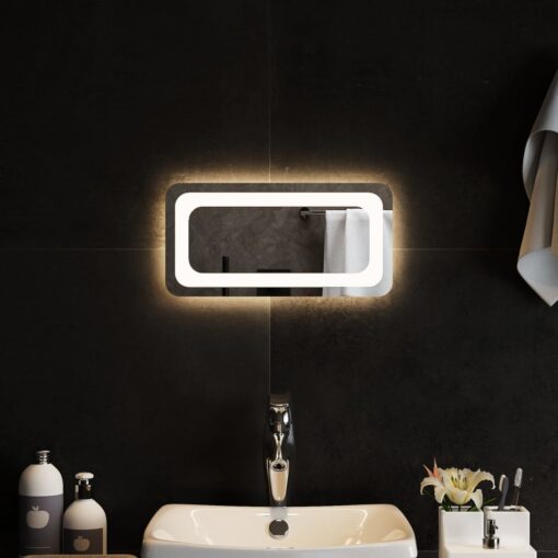 LED kopalniško ogledalo 40x20 cm