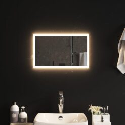 LED kopalniško ogledalo 50x30 cm