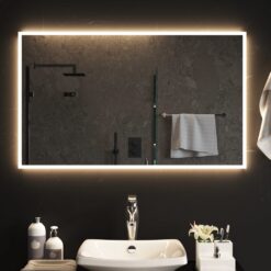 LED kopalniško ogledalo 60x100 cm