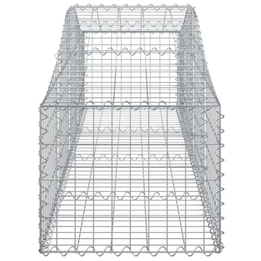 Obokana gabonska košara 200x50x40/60 cm pocinkano železo - Image 4