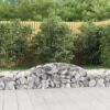 Obokane gabion košare 10 kosi 300x50x40/60 cm pocinkano železo