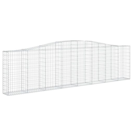 Obokane gabion košare 10kosi 400x30x100/120 cm pocinkano železo - Image 3