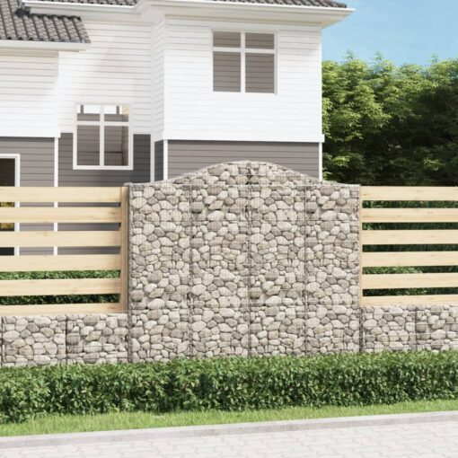 Obokane gabion košare 11 kosa 200x30x180/200cm pocinkano železo