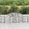 Obokane gabion košare 11 kosa 300x30x80/100 cm pocinkano železo