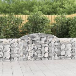 Obokane gabion košare 11 kosa 300x30x80/100 cm pocinkano železo