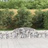 Obokane gabion košare 11 kosi 300x30x40/60 cm pocinkano železo