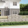 Obokane gabion košare 12 kosa 200x50x120/140cm pocinkano železo