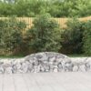 Obokane gabion košare 12 kosa 300x30x40/60 cm pocinkano železo