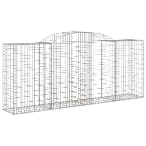 Obokane gabion košare 13 kosa 300x50x120/140cm pocinkano železo - Image 3