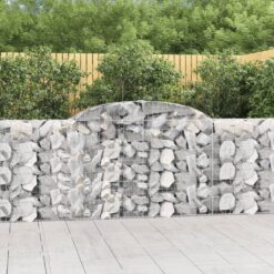 Obokane gabion košare 13kosov 300x30x100/120cm pocinkano železo