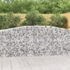 Obokane gabion košare 15 kosi 400x50x100/120cm pocinkano železo