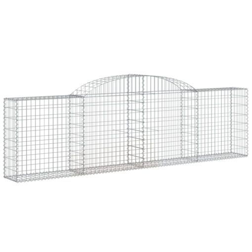 Obokane gabion košare 20 kosa 300x30x80/100 cm pocinkano železo - Image 3