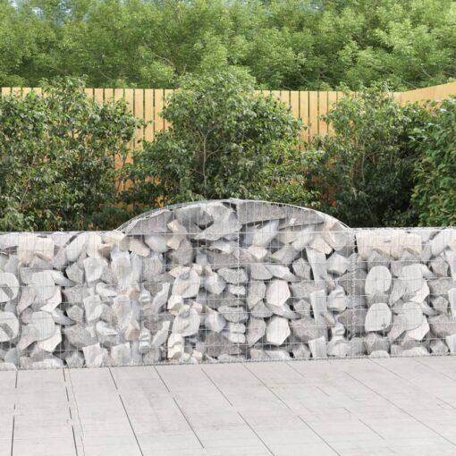 Obokane gabion košare 20 kosa 300x30x80/100 cm pocinkano železo