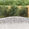 Obokane gabion košare 20 kosa 400x50x40/60 cm pocinkano železo