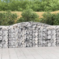 Obokane gabion košare 20 kosi 400x50x100/120cm pocinkano železo