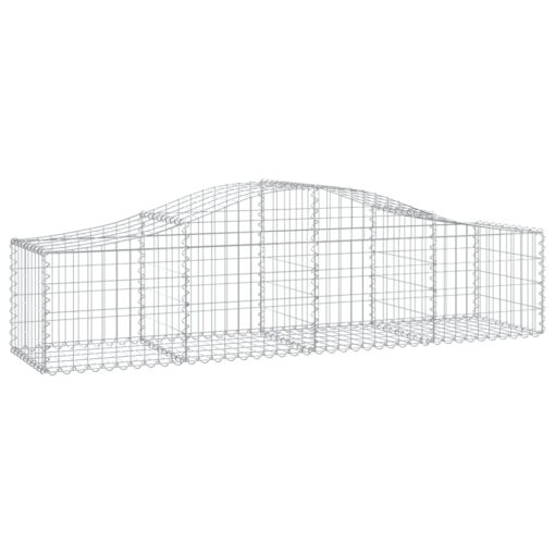 Obokane gabion košare 20 kosov 200x50x40/60 cm pocinkano železo - Image 3