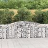 Obokane gabion košare 20kosa 400x30x100/120 cm pocinkano železo